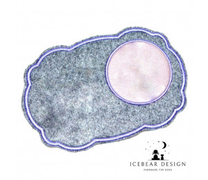 Stickdatei ITH - Mug Rug schick Blanko